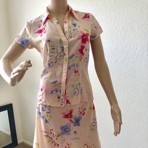 2 piece Annex set - bottom down blouse and skirt